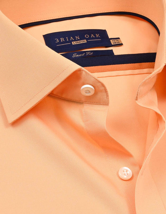 Light Orange Easy Iron Dress Shirt