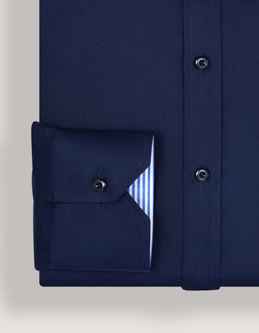 Navy Designer Formal Shirt