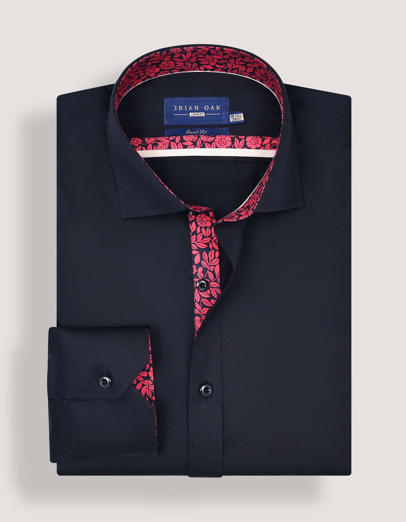 Mens Black Designer Satin Shirt | Brian Oak UK Mens Black Designer Satin Shirt | Brian Oak UK