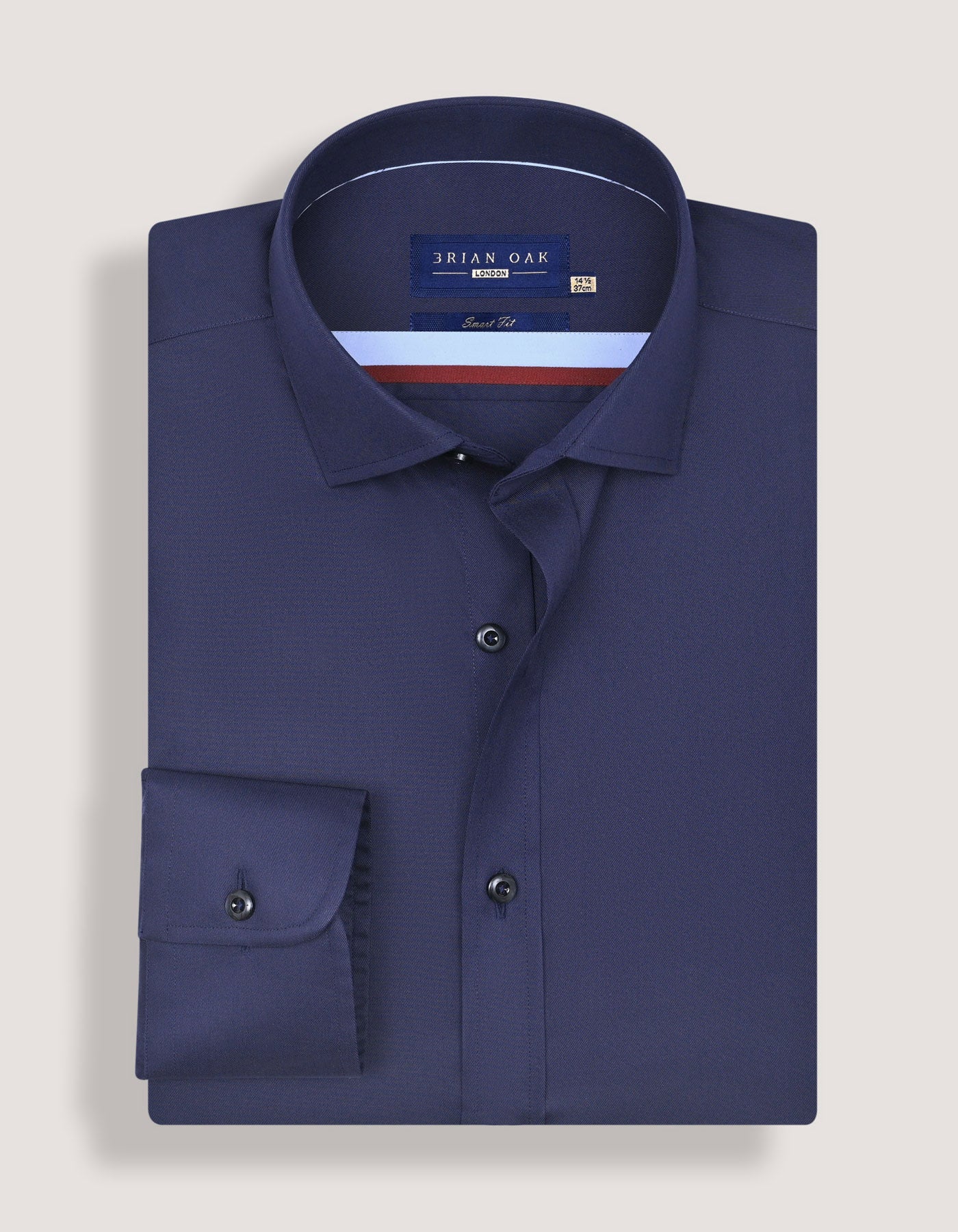 Navy Twill Smart Fit Dress Shirt