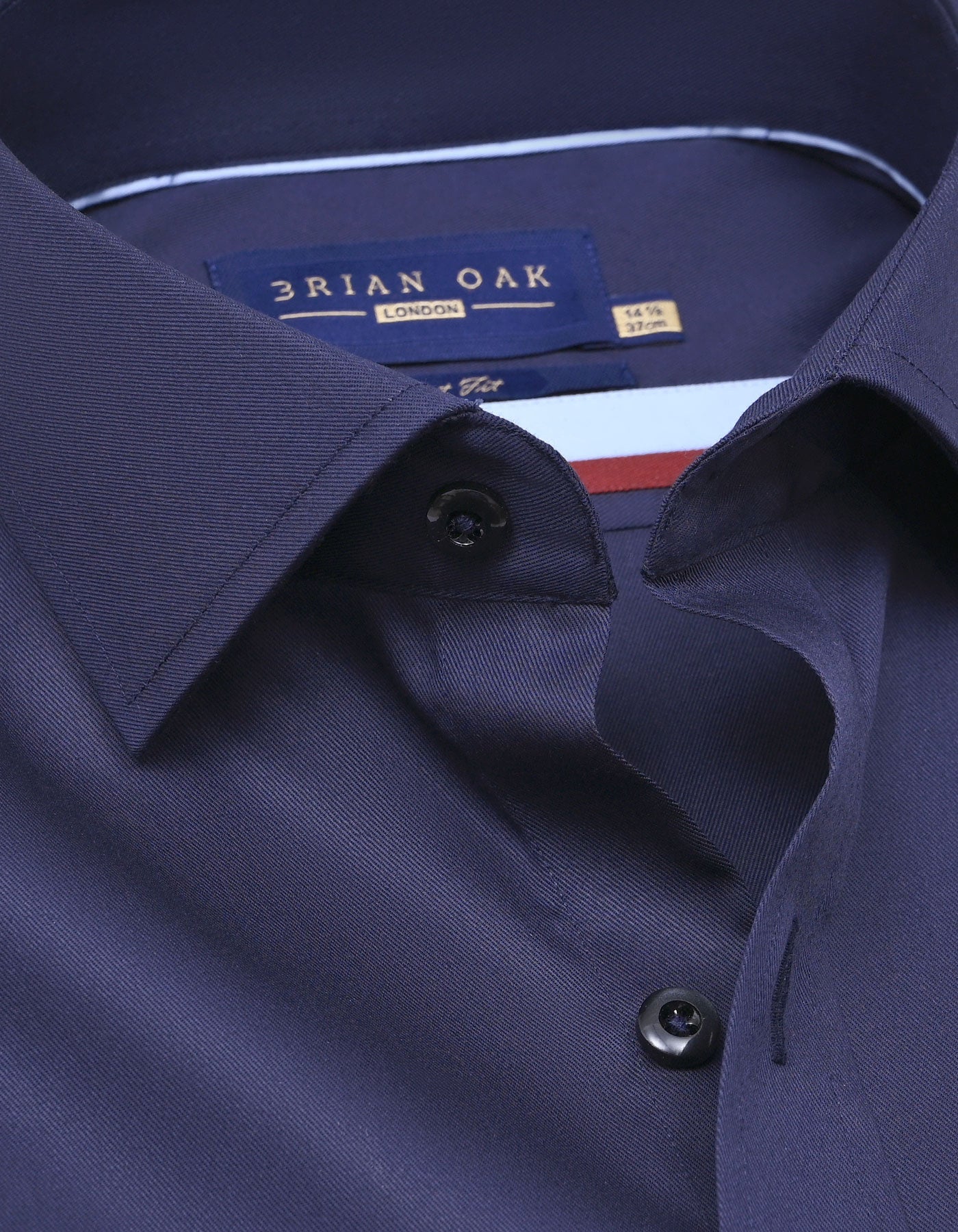 Navy Twill Smart Fit Dress Shirt