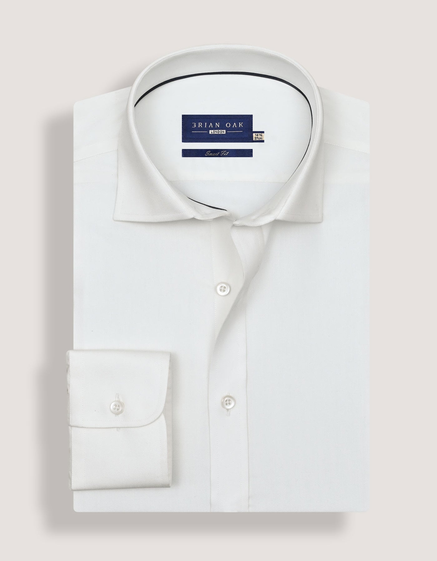 Mens Off White Luxury Shirt | Brian Oak UK Mens Off White Luxury Shirt | Brian Oak UK