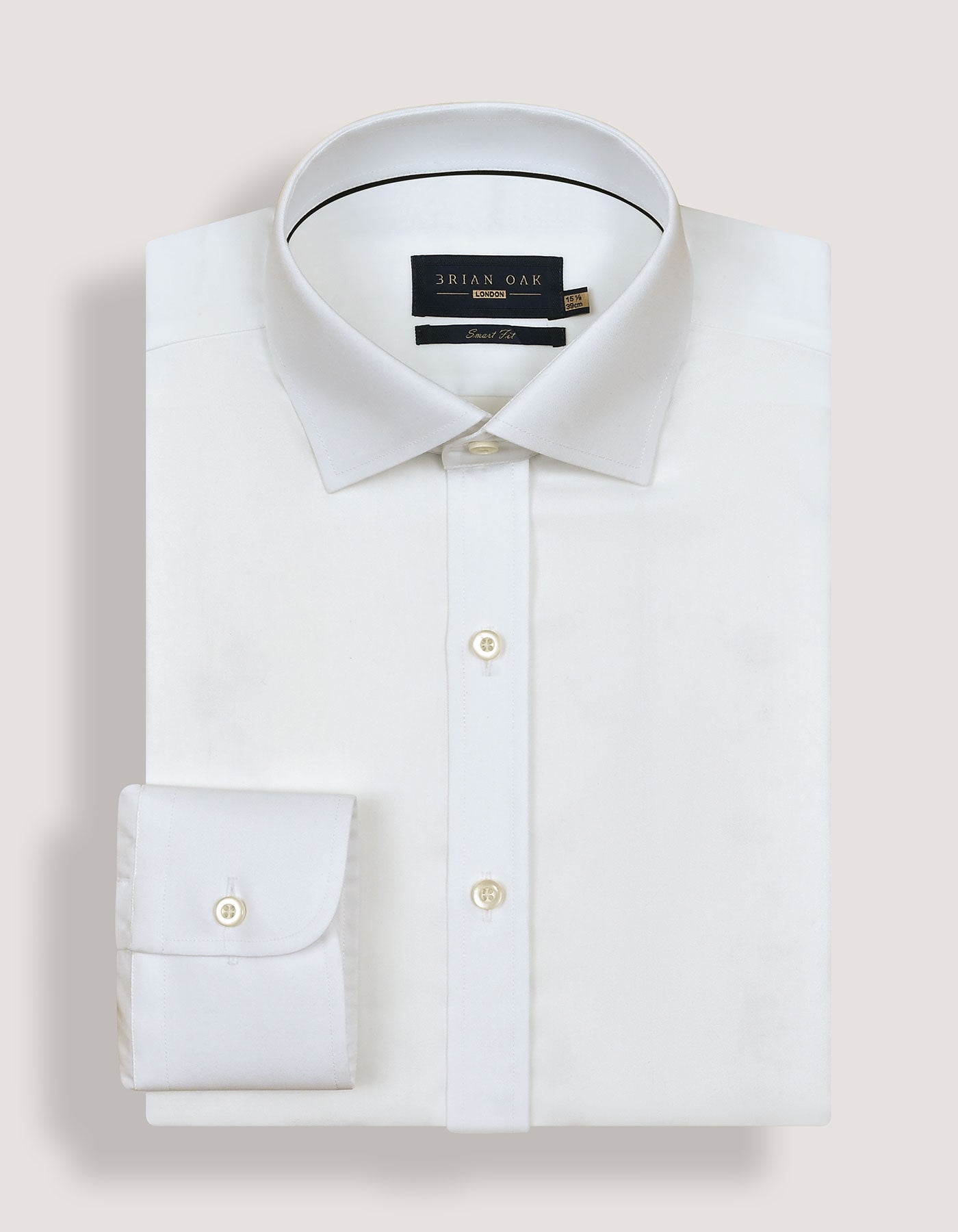 Mens Essential White Dress Shirt