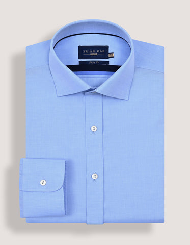 Easy Iron Sky Blue Dress Shirt