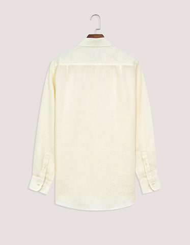 Pure Linen Shirt – Cream