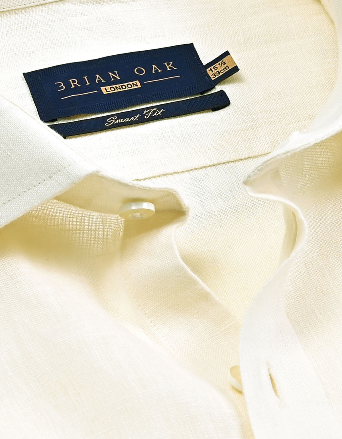 Pure Linen Shirt – Cream