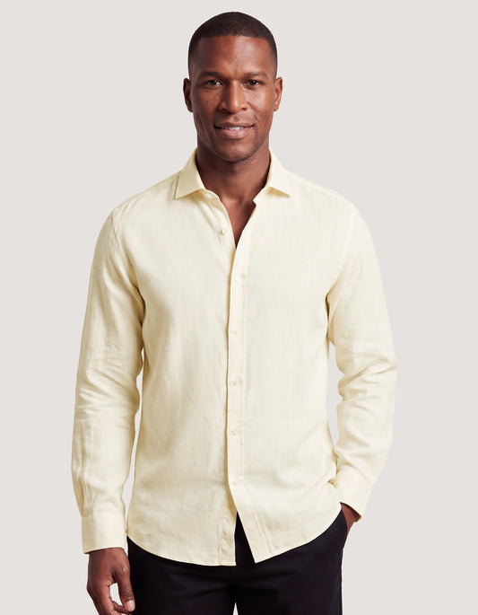 Pure Linen Shirt – Cream