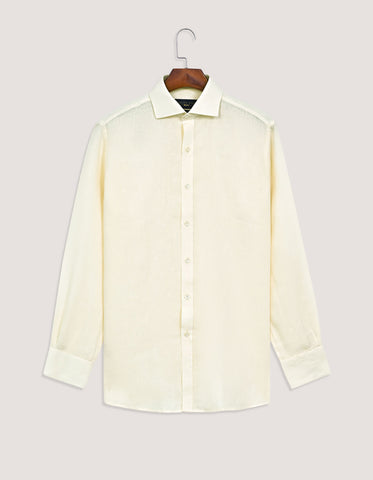 Pure Linen Shirt – Cream
