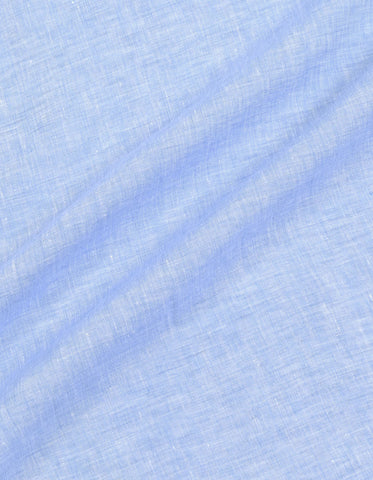 Pure Linen Shirt - Sky Blue