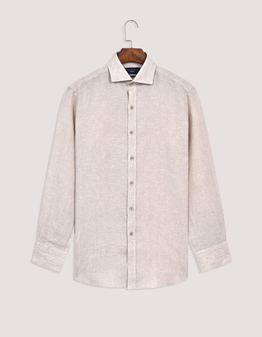 Pure Linen Shirt – Fawn