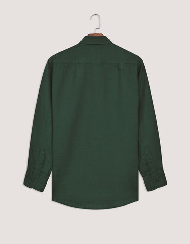 Pure Linen Shirt - Green