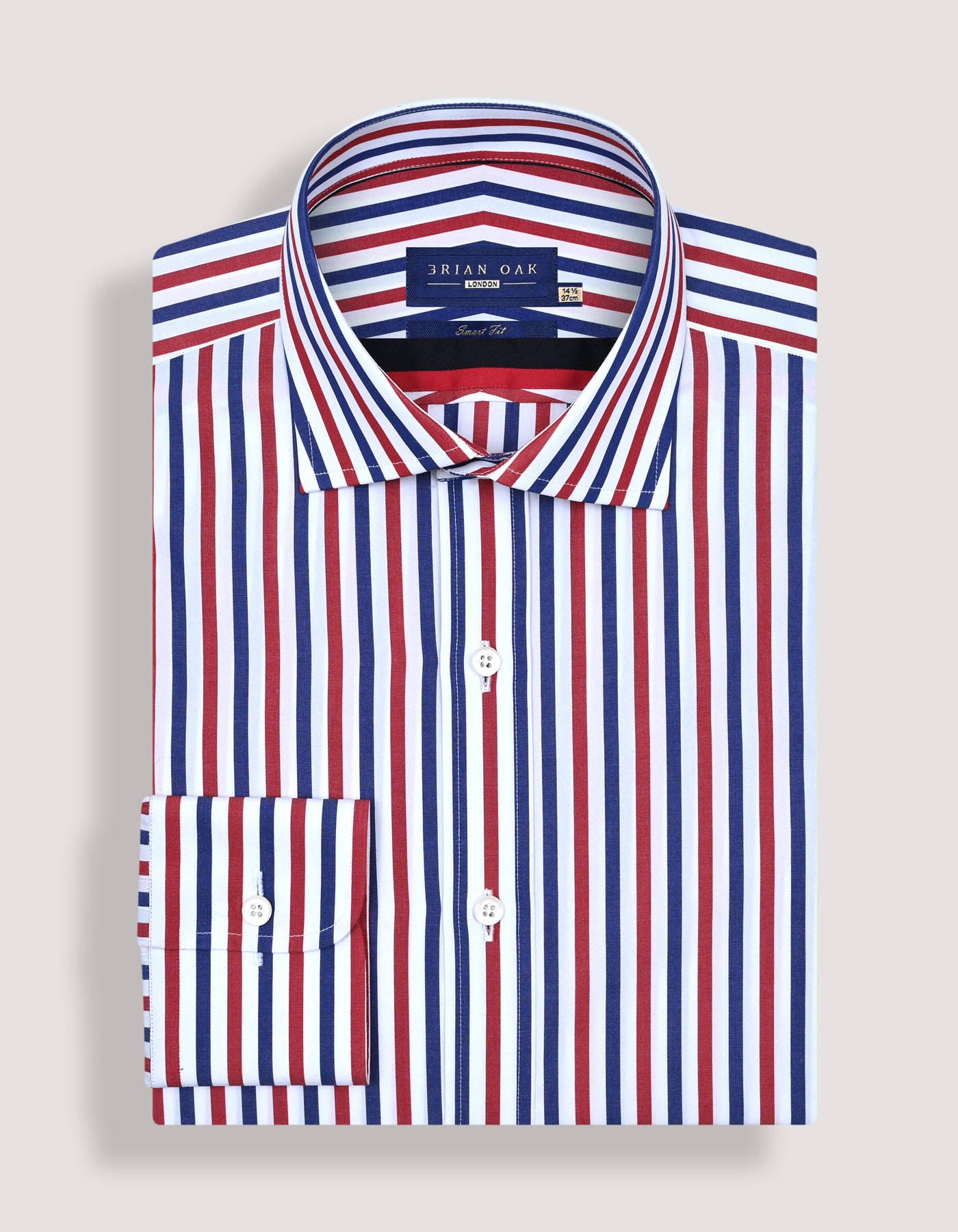 Royal Blue and Red Striped Dress Shirt UK Royal Blue and Red Striped Dress Shirt UK