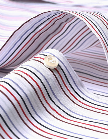 Red Multicolour Stripe Shirt