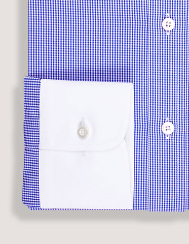 Sky Blue Smart Fit Check Shirt