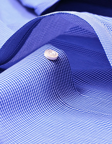 Sky Blue Smart Fit Check Shirt