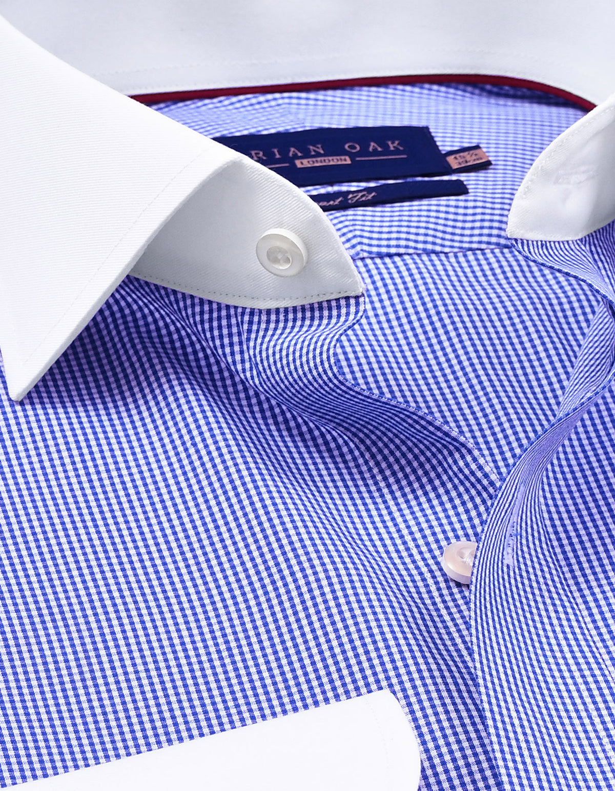 Sky Blue Smart Fit Check Shirt