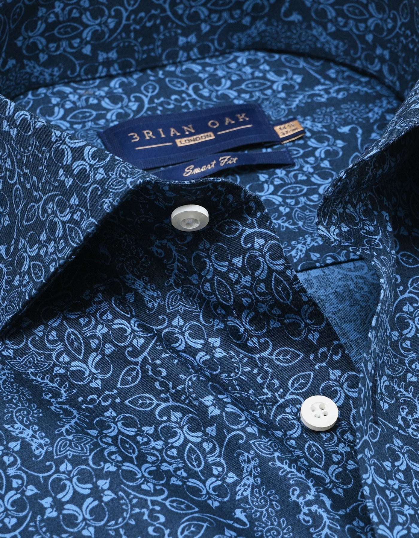 Mens Navy Blue Printed Shirt Mens Navy Blue Printed Shirt