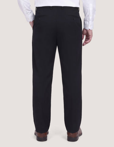 Premium Black Straight Fit Chinos