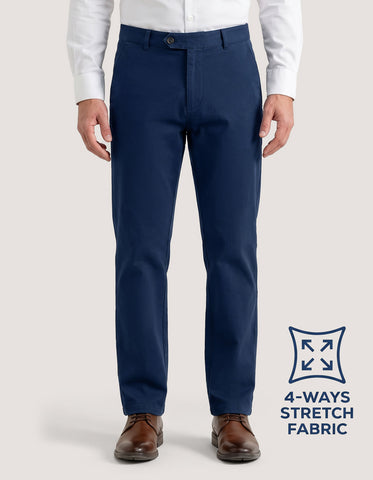 Navy Performance Chino Trouser