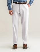 Flat Front Smart Fit Chinos – Cream