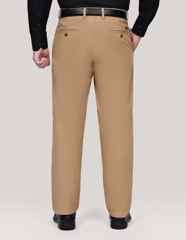 Classic Khaki Cross-Pocket Chinos