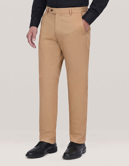 Classic Khaki Smart Fit Chino Trouser