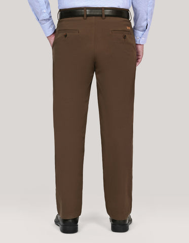 Chocolate Smart Fit Chino Trouser