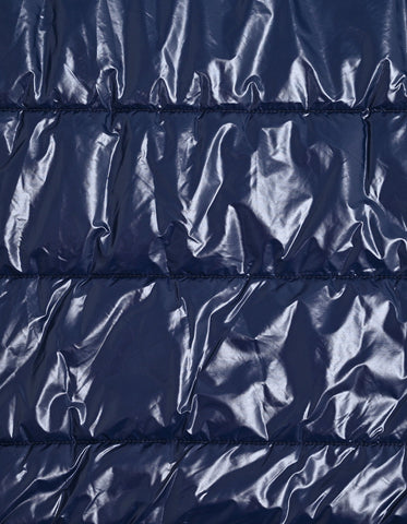 Navy Gloss Puffer Jacket