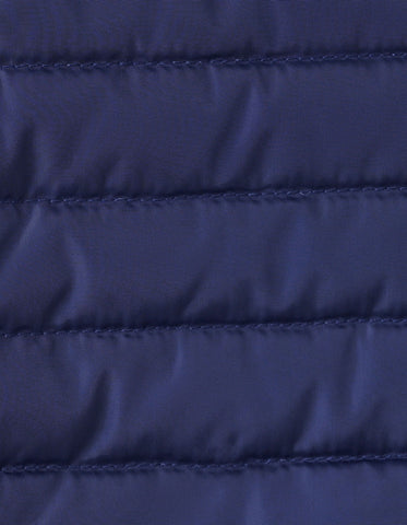 Veste sans manches à capuche bleu marine