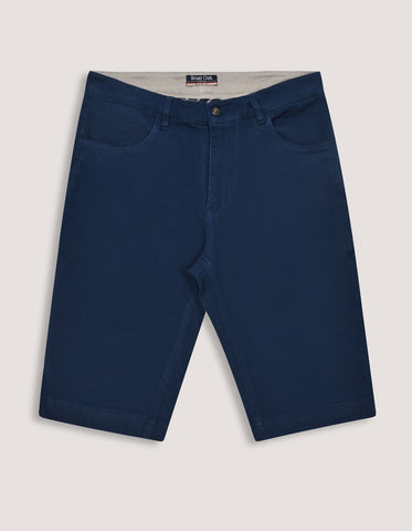 Navy Smart Fit Denim Shorts