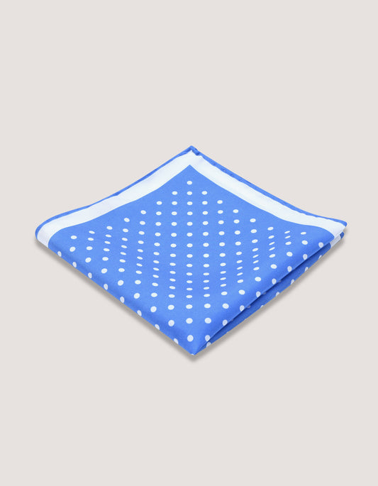 Blue Mens Pocket Square