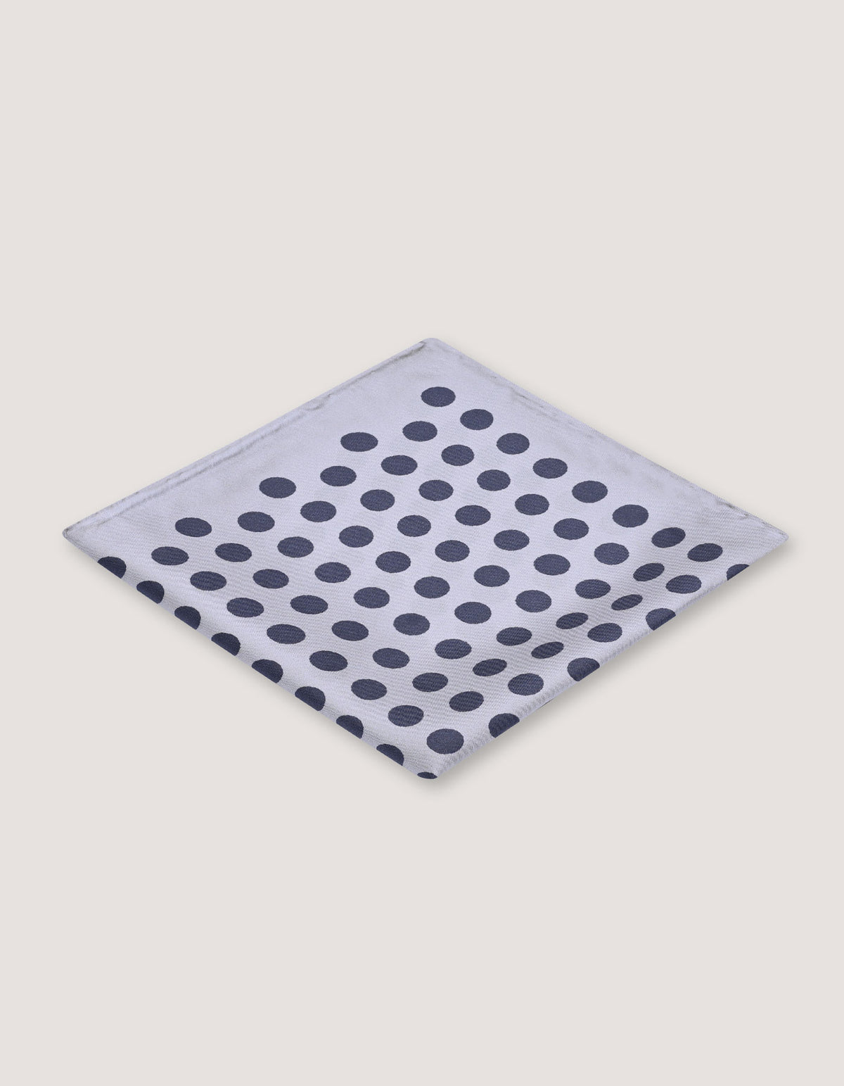 Light Lilac Dotted Silk Pocket Square