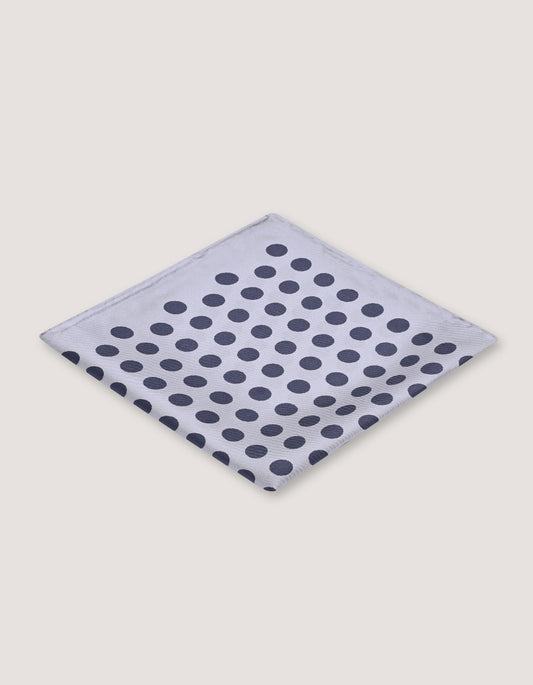 Light Lilac Dotted Silk Pocket Square