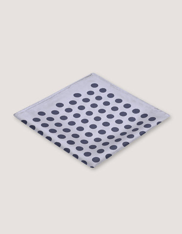 Light Lilac Dotted Silk Pocket Square