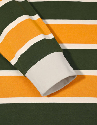 Regular Fit Striped Jersey Rugby Shirt
