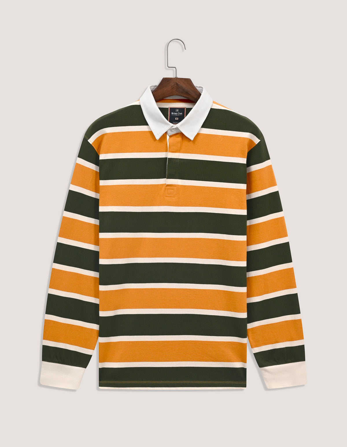 Regular Fit Striped Jersey Rugby Shirt