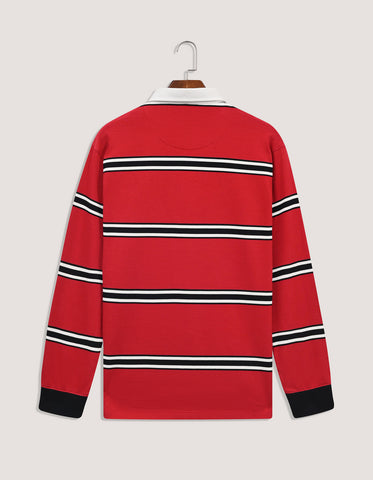 Striped Cotton Jersey Rugby Shirt