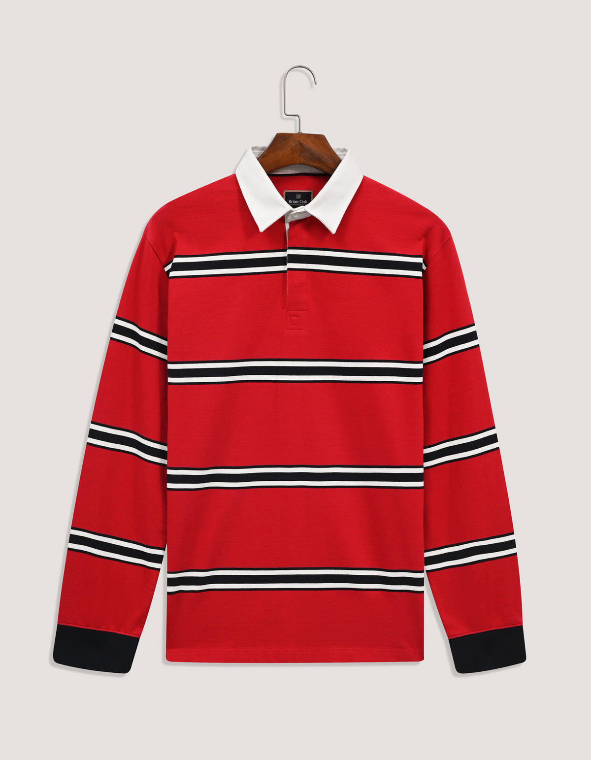 Striped Cotton Jersey Rugby Shirt