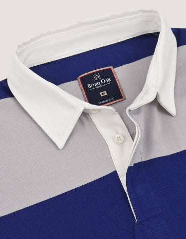 Vintage Athletic Stripe Rugby Top