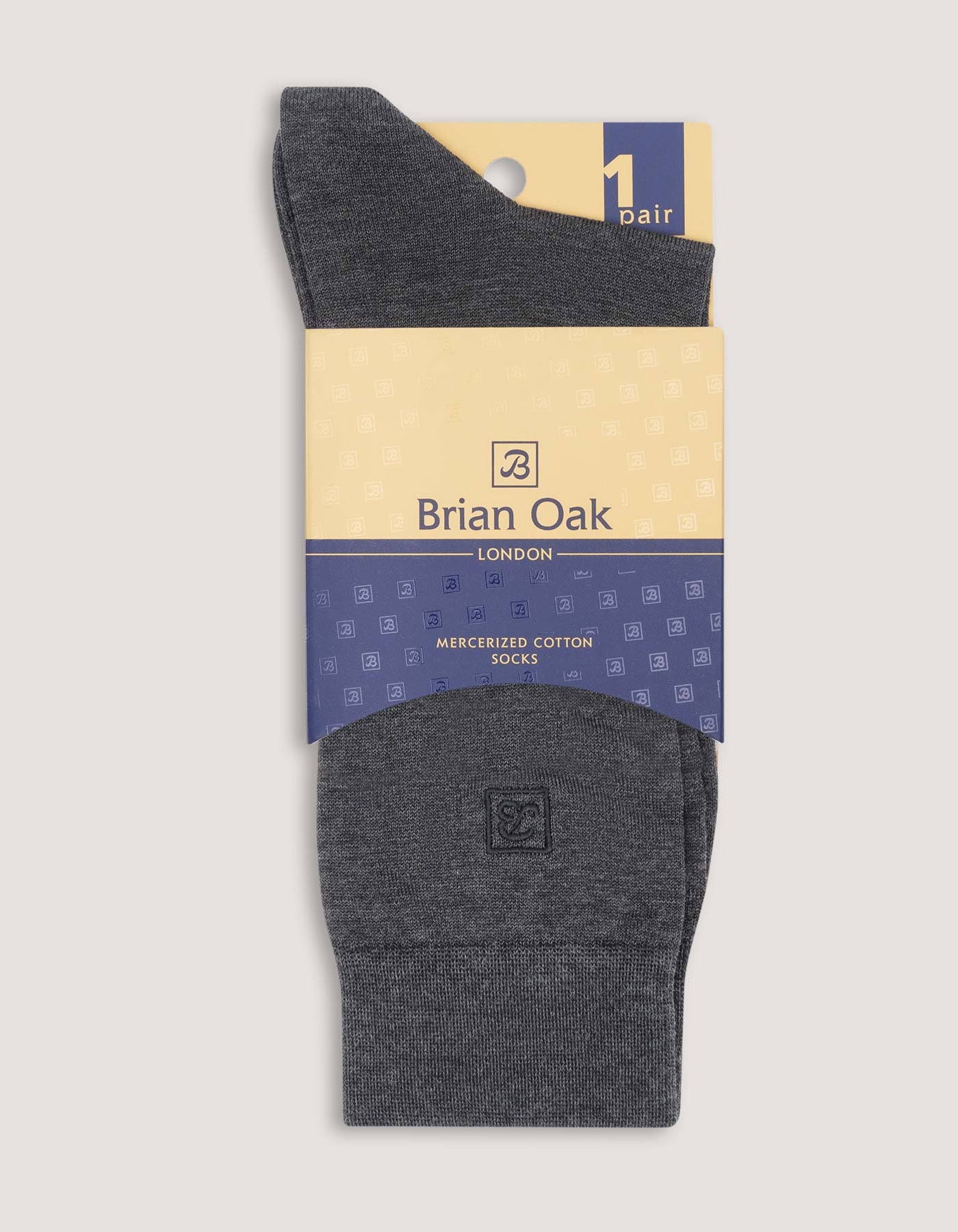 Charcoal Grey Plain Premium Socks