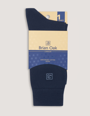 Premium Plain Navy Socks