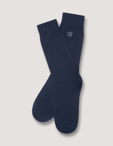 Premium Plain Navy Socks