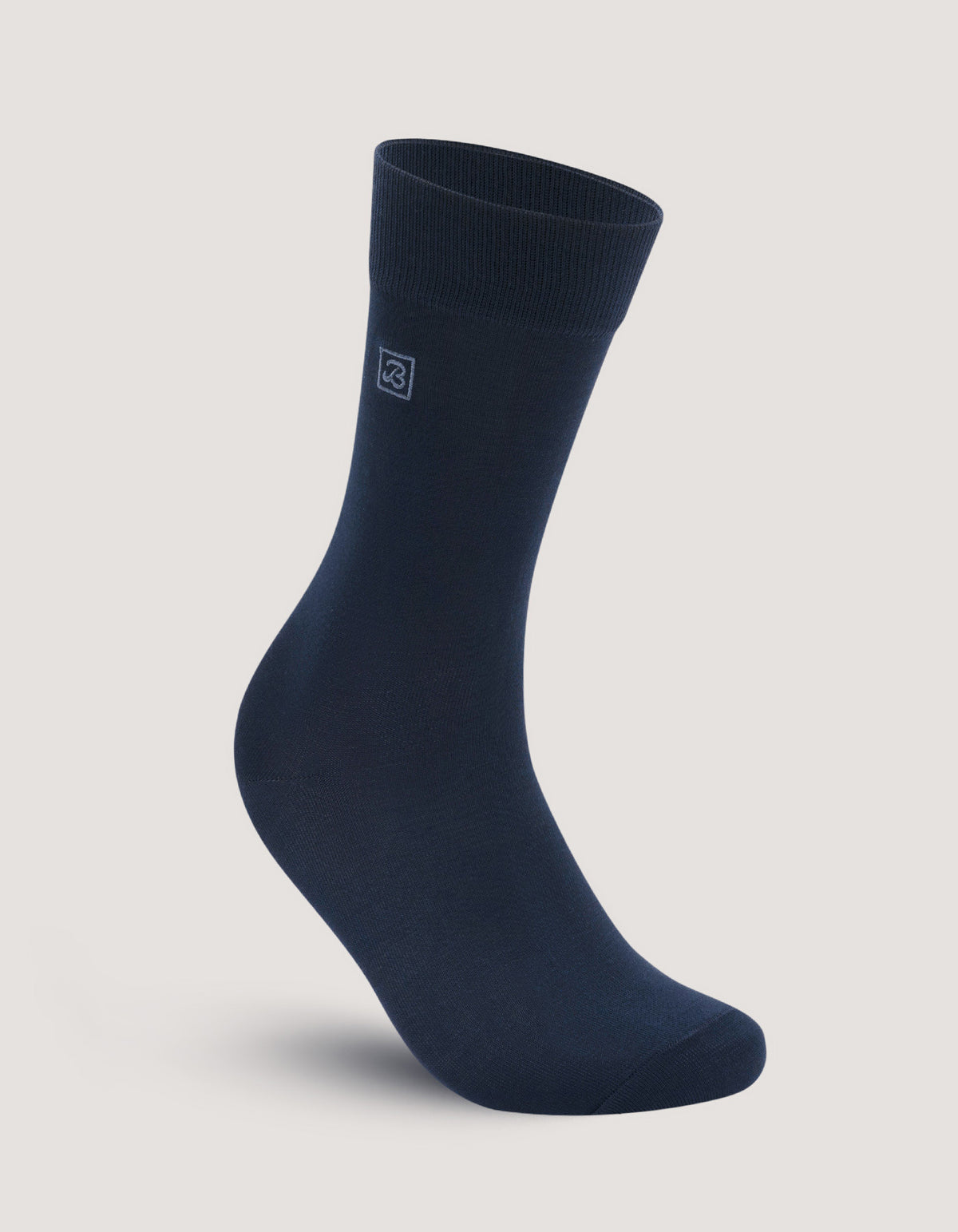 Mens Plain Cotton Socks in Navy Color