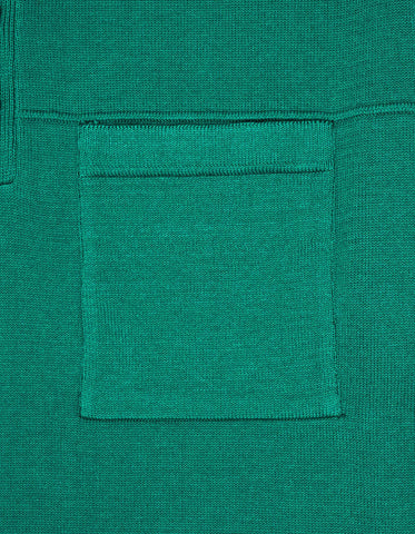 Teal Fine Knit Polo
