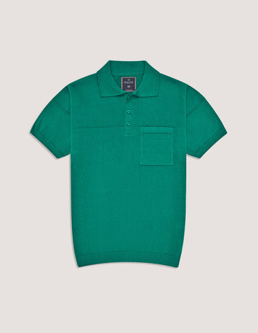 Teal Fine Knit Polo