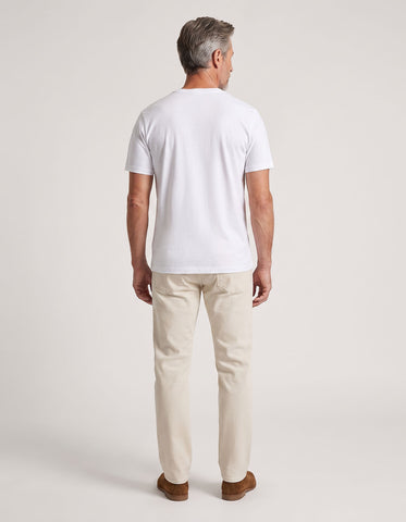 T-shirt en pur coton Supima - Blanc