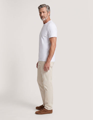 T-shirt en pur coton Supima - Blanc