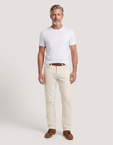 T-shirt en pur coton Supima - Blanc