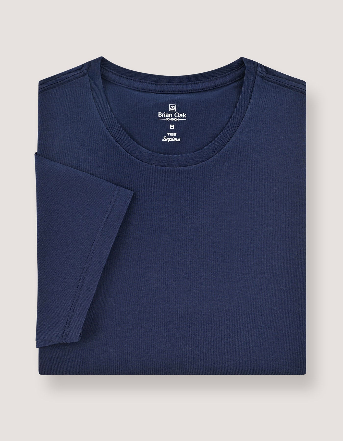 Pure Supima Cotton Tee - Navy