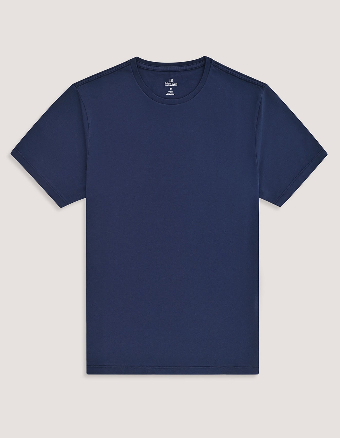 Pure Supima Cotton Tee - Navy